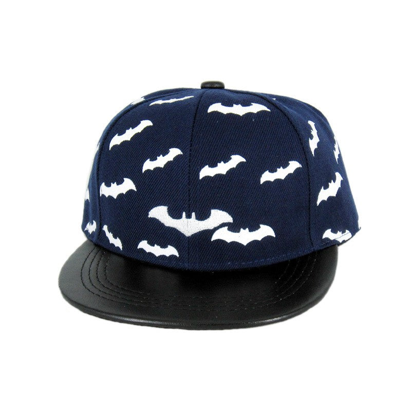 Bat Print Men's And Women's Hip Hop Baseball Cap