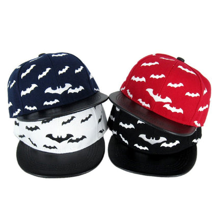 Bat Print Men's And Women's Hip Hop Baseball Cap