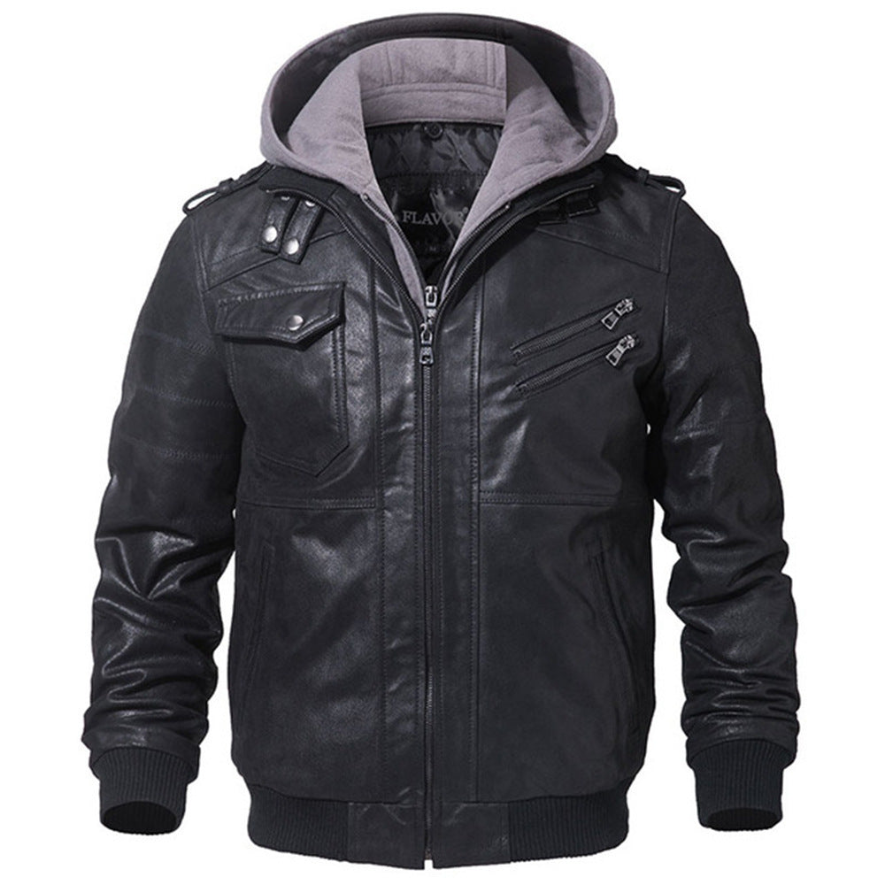 Winter Fashion Motorcycle Leather Jacket