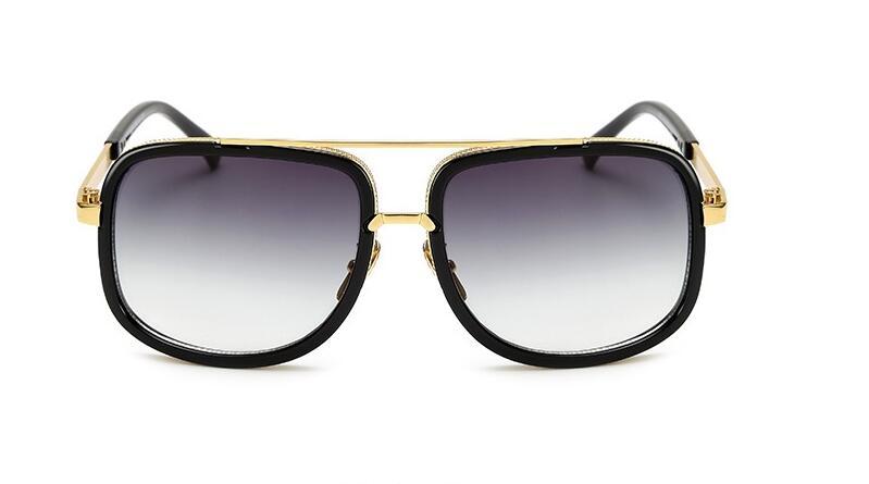 Flat Top Hot Square Sunglasses Men