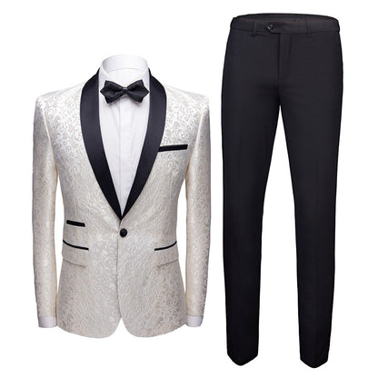 BQ suits men wedding Dress Suit Set