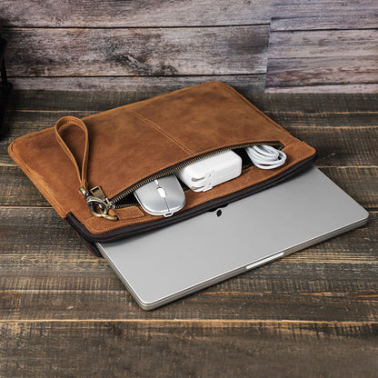 Crazy Horse Leather Notebook Sleeve