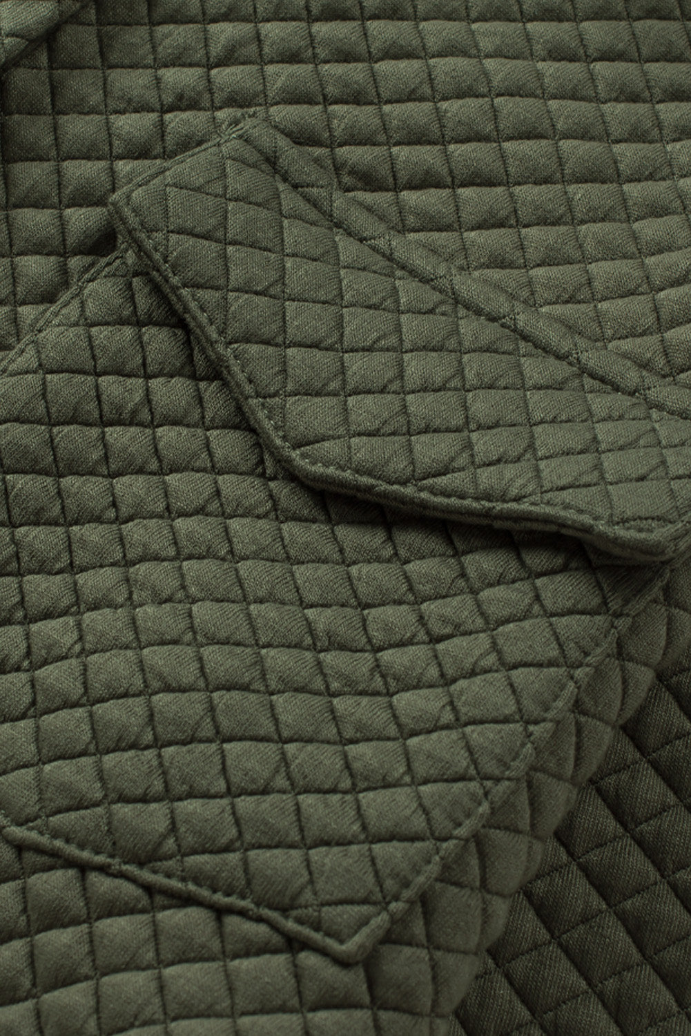 Quilted shacket with retro vibes