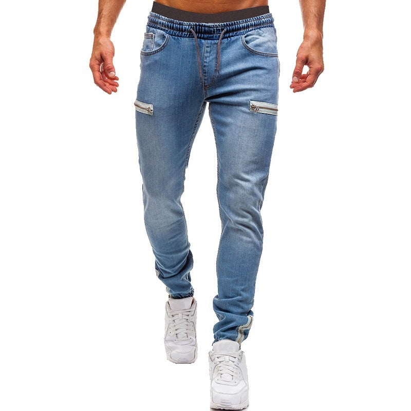 Jeans Trousers For Men Retro Party Work