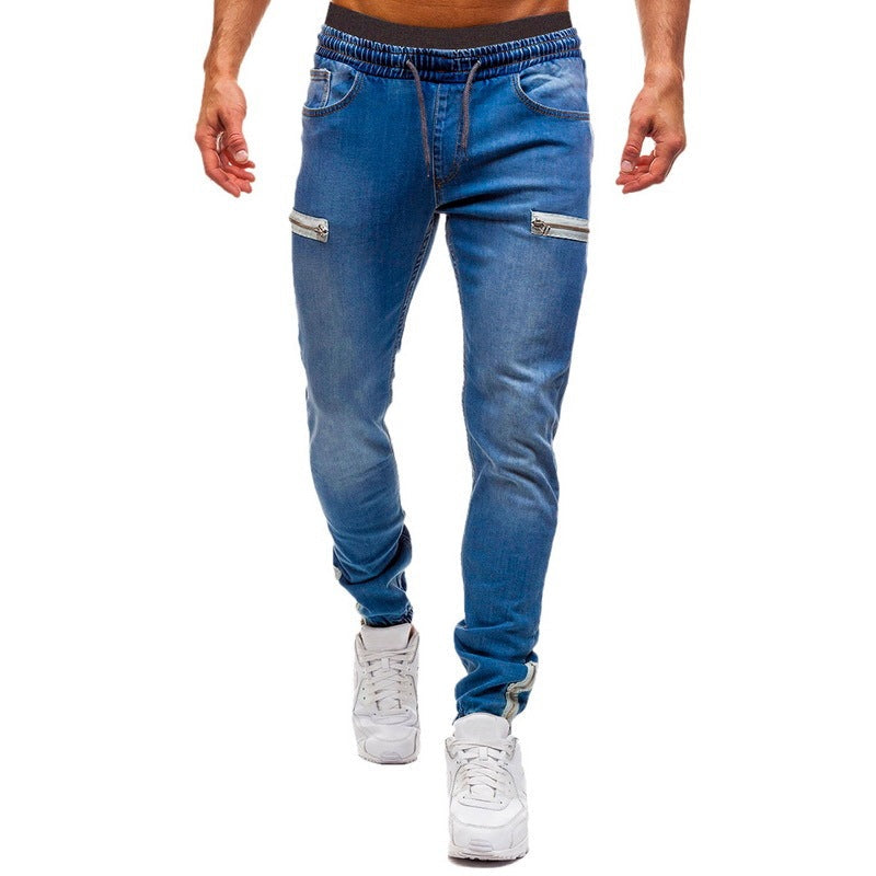 Jeans Trousers For Men Retro Party Work