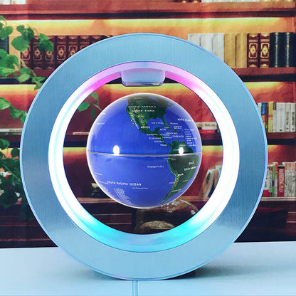 Round LED World Map