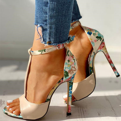 Super high heel plus size women sandals