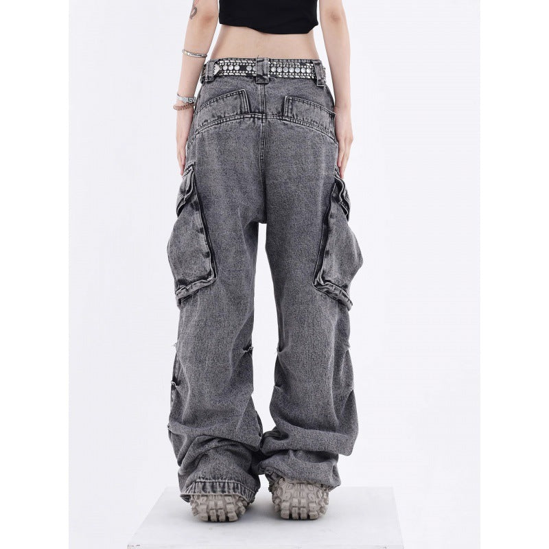 Retro Fashionable Cargo Pants Men