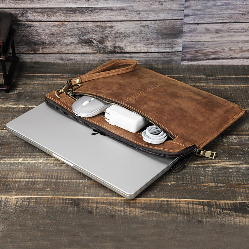 Crazy Horse Leather Notebook Sleeve