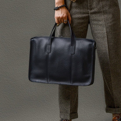 Cowhide Commuter Hand-carrying Bag