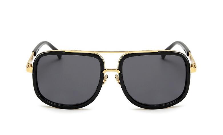 Flat Top Hot Square Sunglasses Men