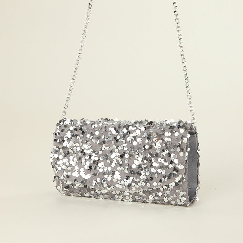 New Sequins Glitter Chain Women's Party Dinner Bag