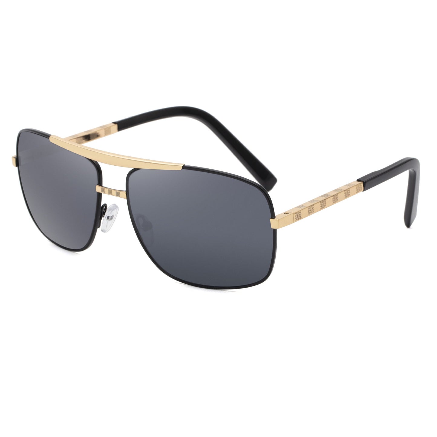 New Sunglasses Men's Retro Square Frame Slingshot Sunglasses