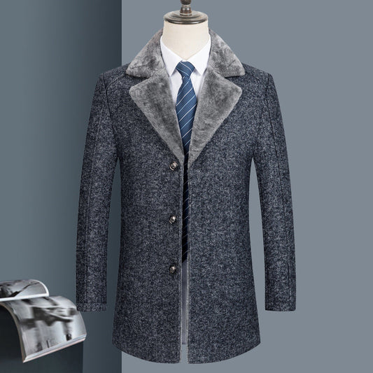 Woolen Coat Clothing  Lapel