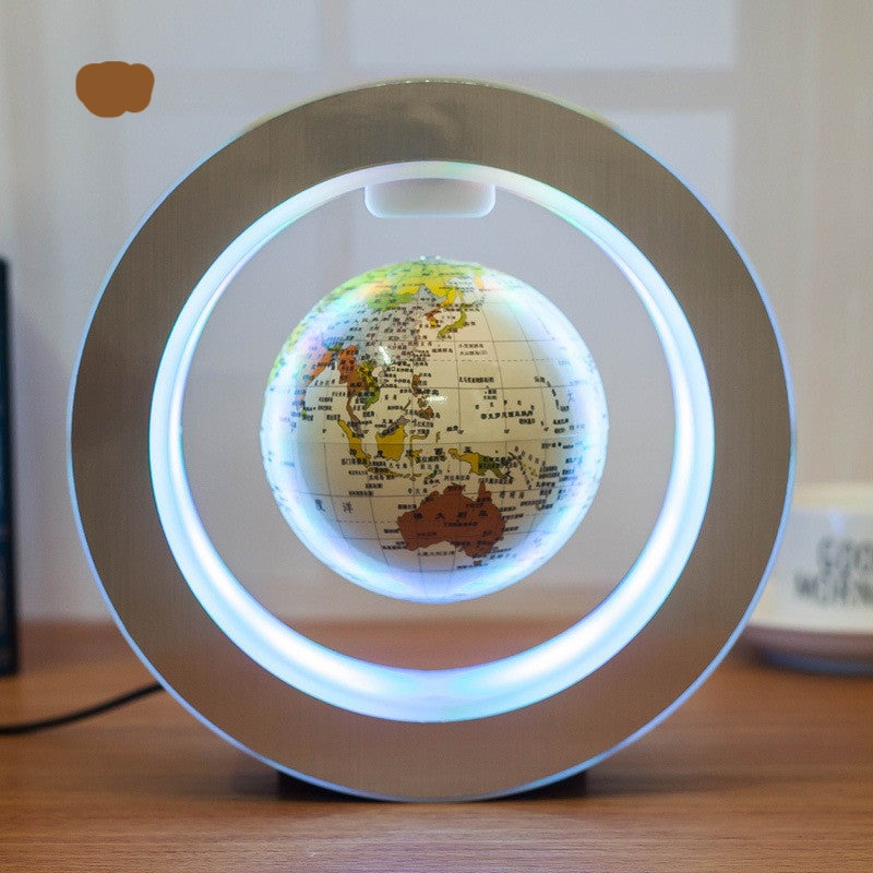 Round LED World Map