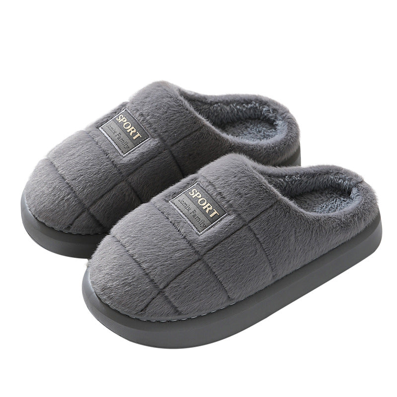 Cozy cotton wool slippers: toasty comfort