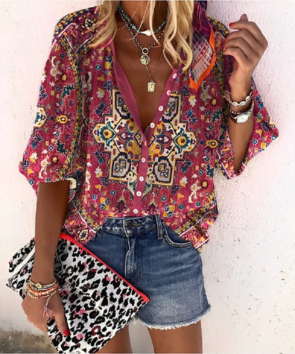 Floral Fantasy Blouse