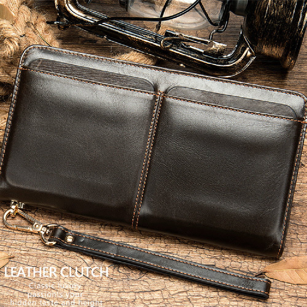 Genuine Leather Clutch Wallet