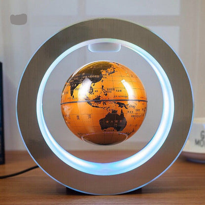 Round LED World Map