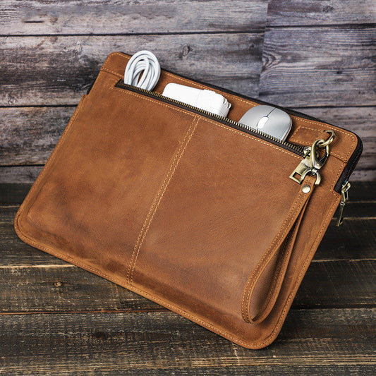 Crazy Horse Leather Notebook Sleeve