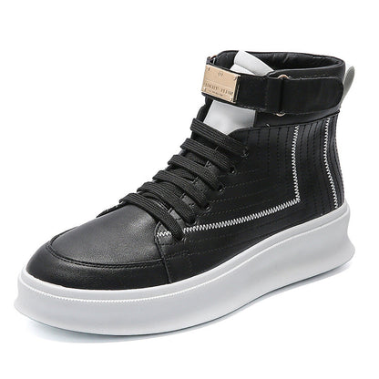 Tide Brand Metal Buckle Youth Board Sneakers