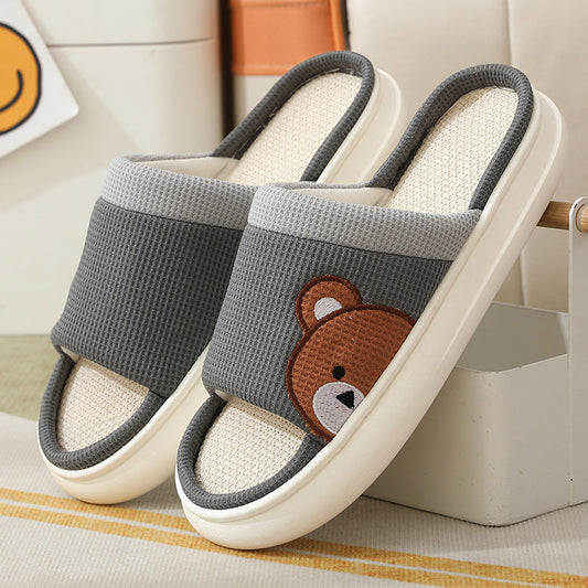 Adorable bear slippers: comfy chic