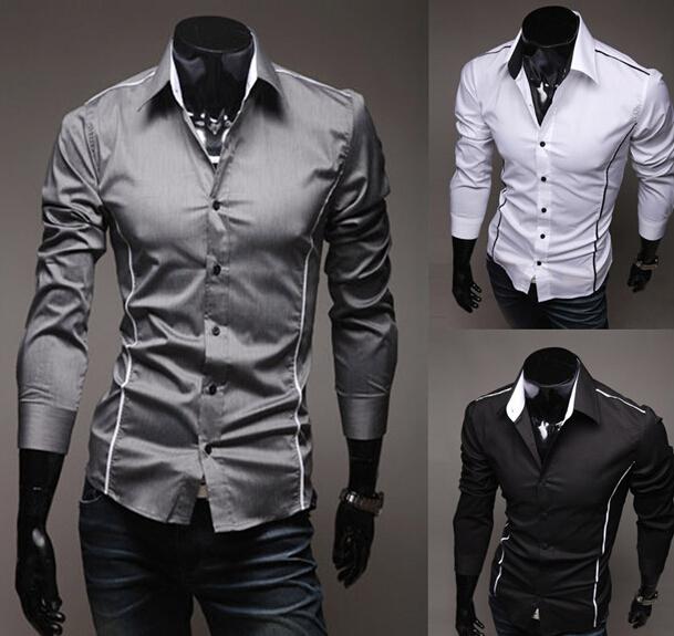 Fashion Cotton Slim Men Shirt