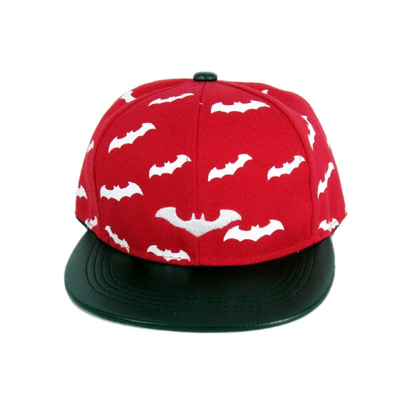 Bat Print Men's And Women's Hip Hop Baseball Cap