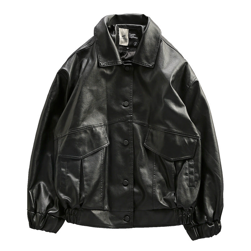 Men's motorcycle jacket, youthful style