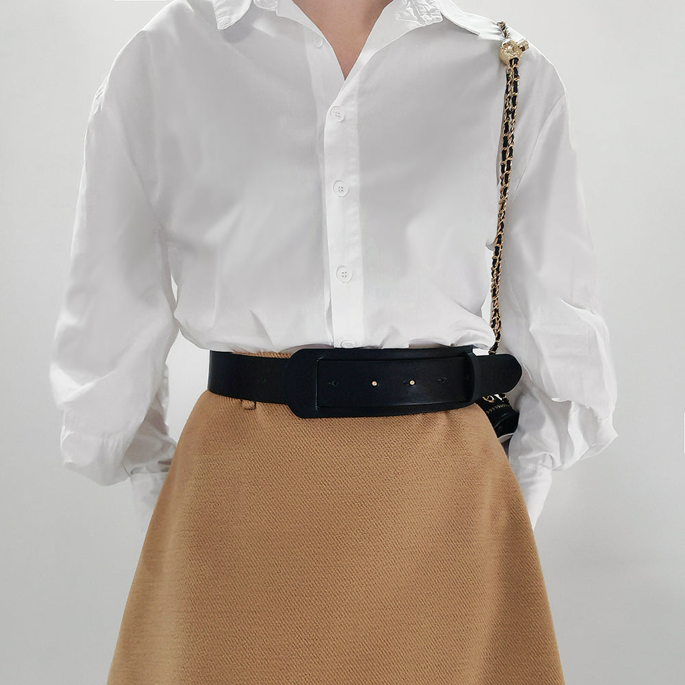 Fashion High Design Sense Wide Waist Belt