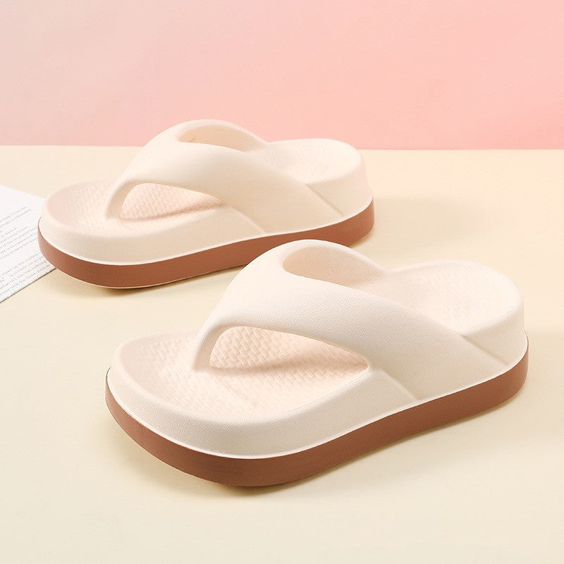 Height-Boosting Non-Slip Flip Flops