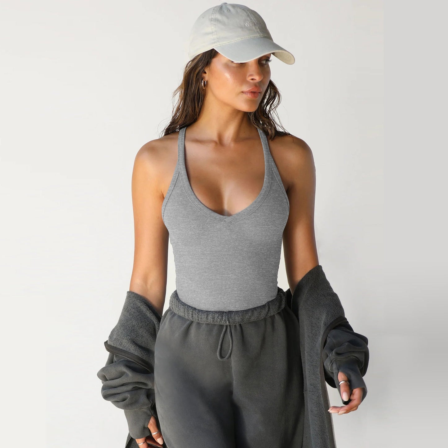 Smmer Knitted Vest Sexy Slim Top