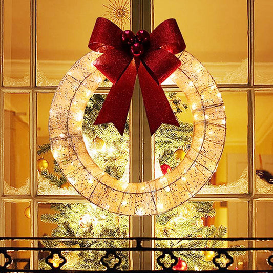 Radiant Noel LED Wreath