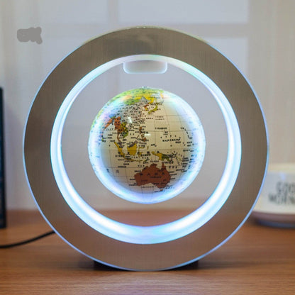 Round LED World Map