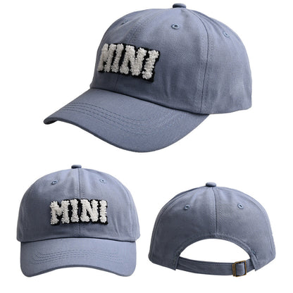 Peaked baseball hat for outdoor wear.