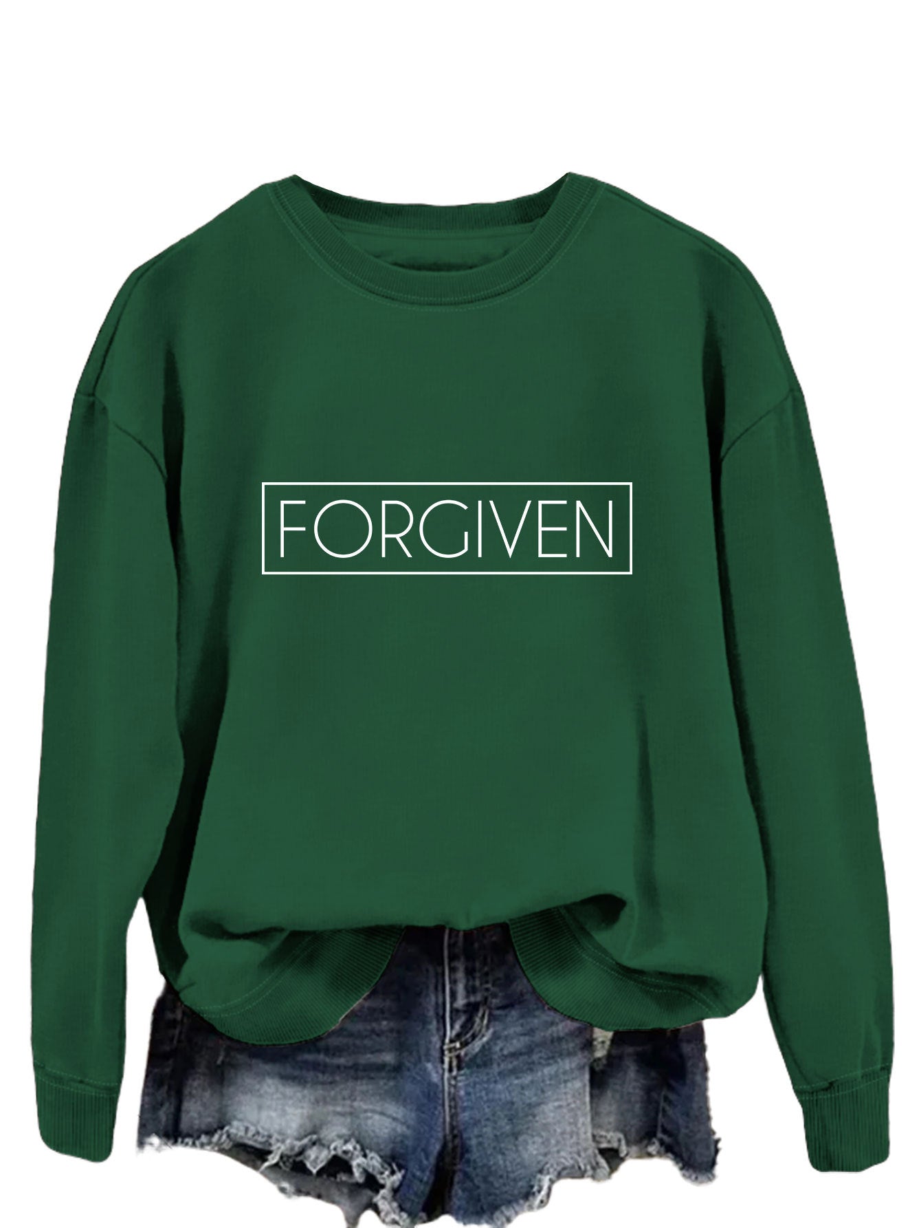 Tops Loose Long Sleeve Sweatshirt