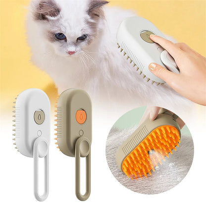 3-in-1 electric pet grooming brush.