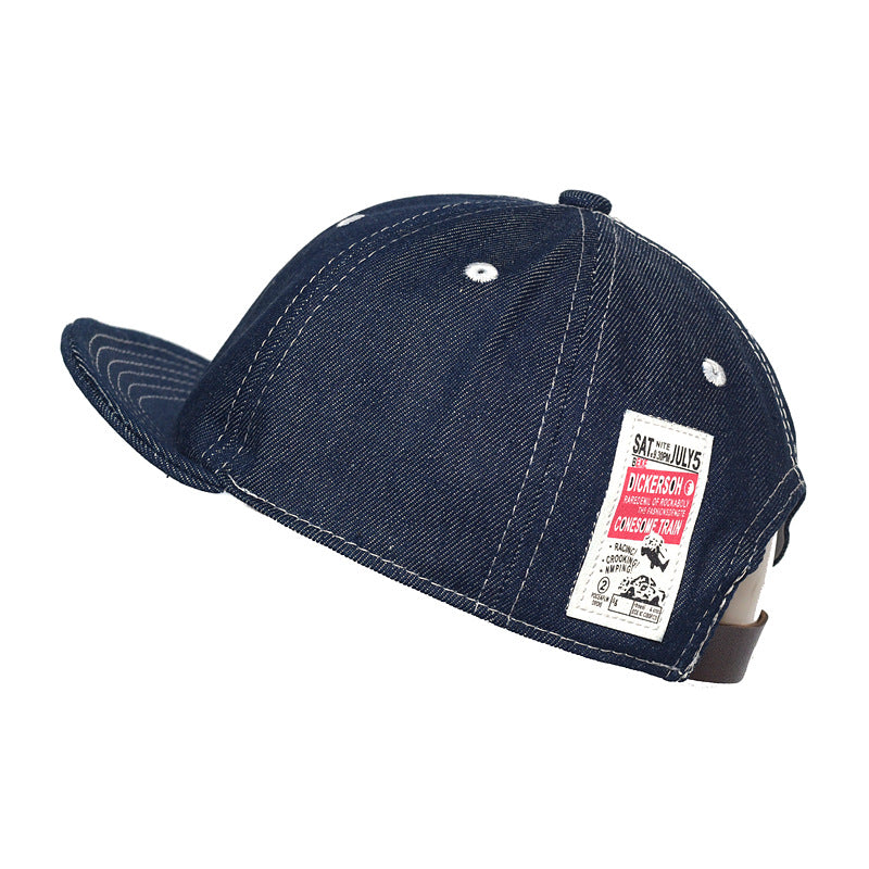 Retro Soft Top Short Brim Street Hat Men