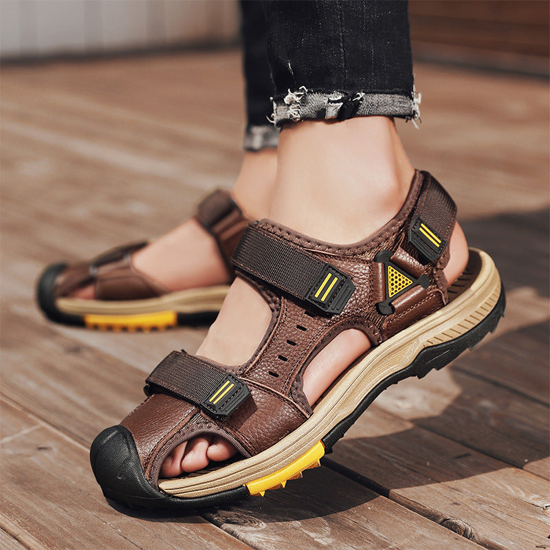 Breathable leather sandals, perfect outdoors