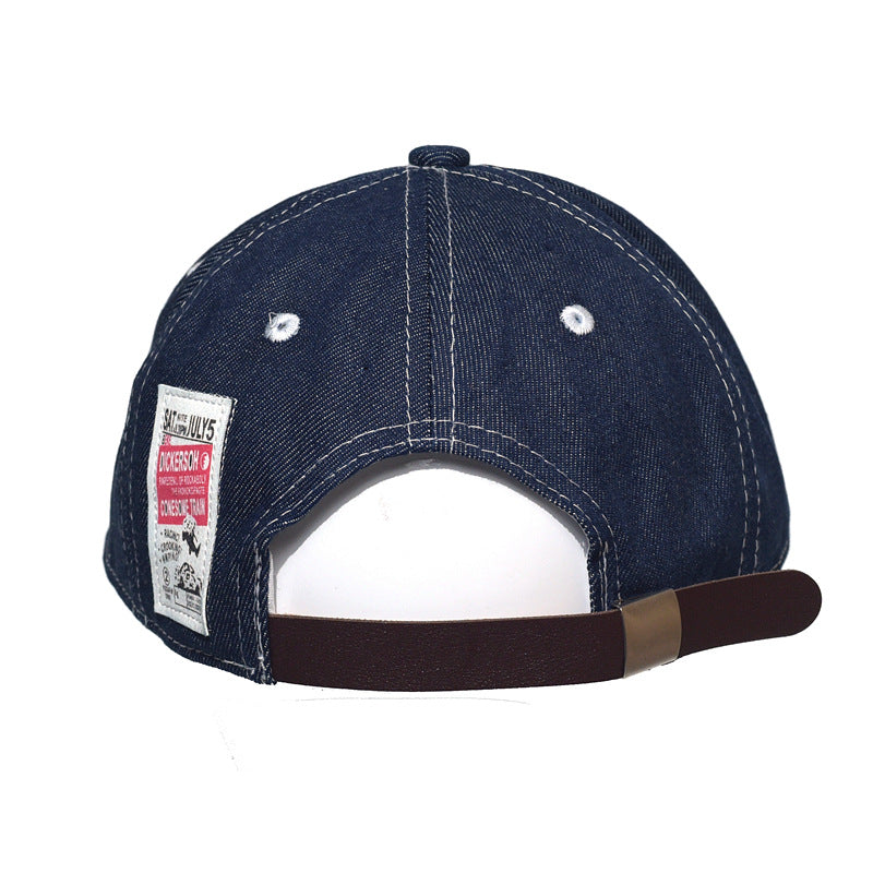 Retro Soft Top Short Brim Street Hat Men