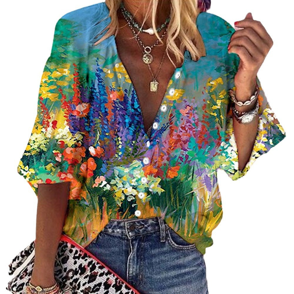 Floral Fantasy Blouse