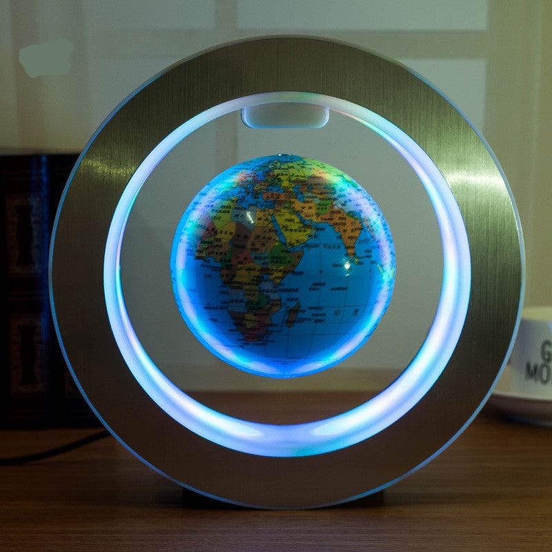 Round LED World Map