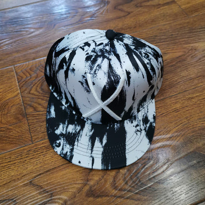 Korean-style question mark embroidery hat.