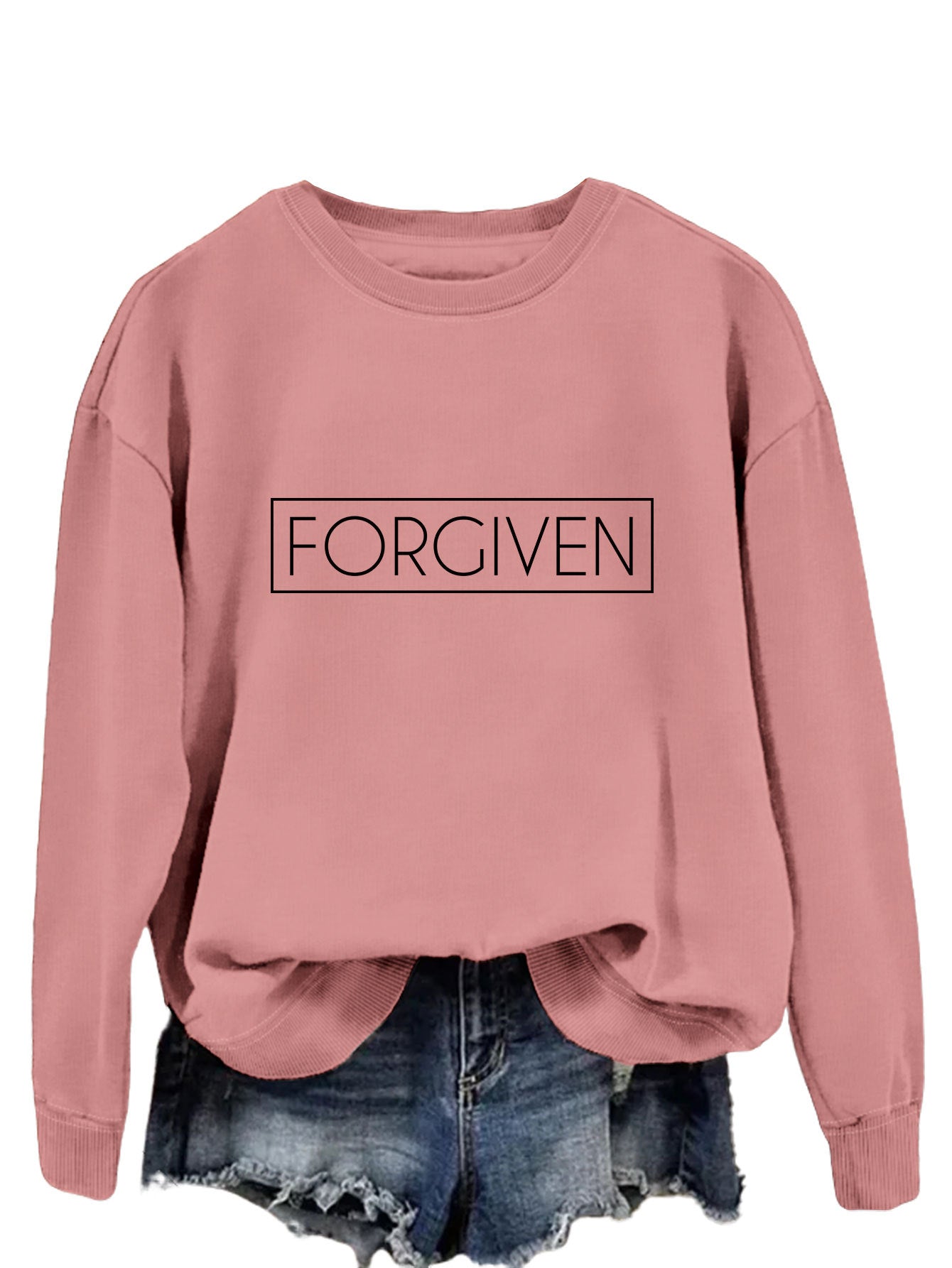 Tops Loose Long Sleeve Sweatshirt