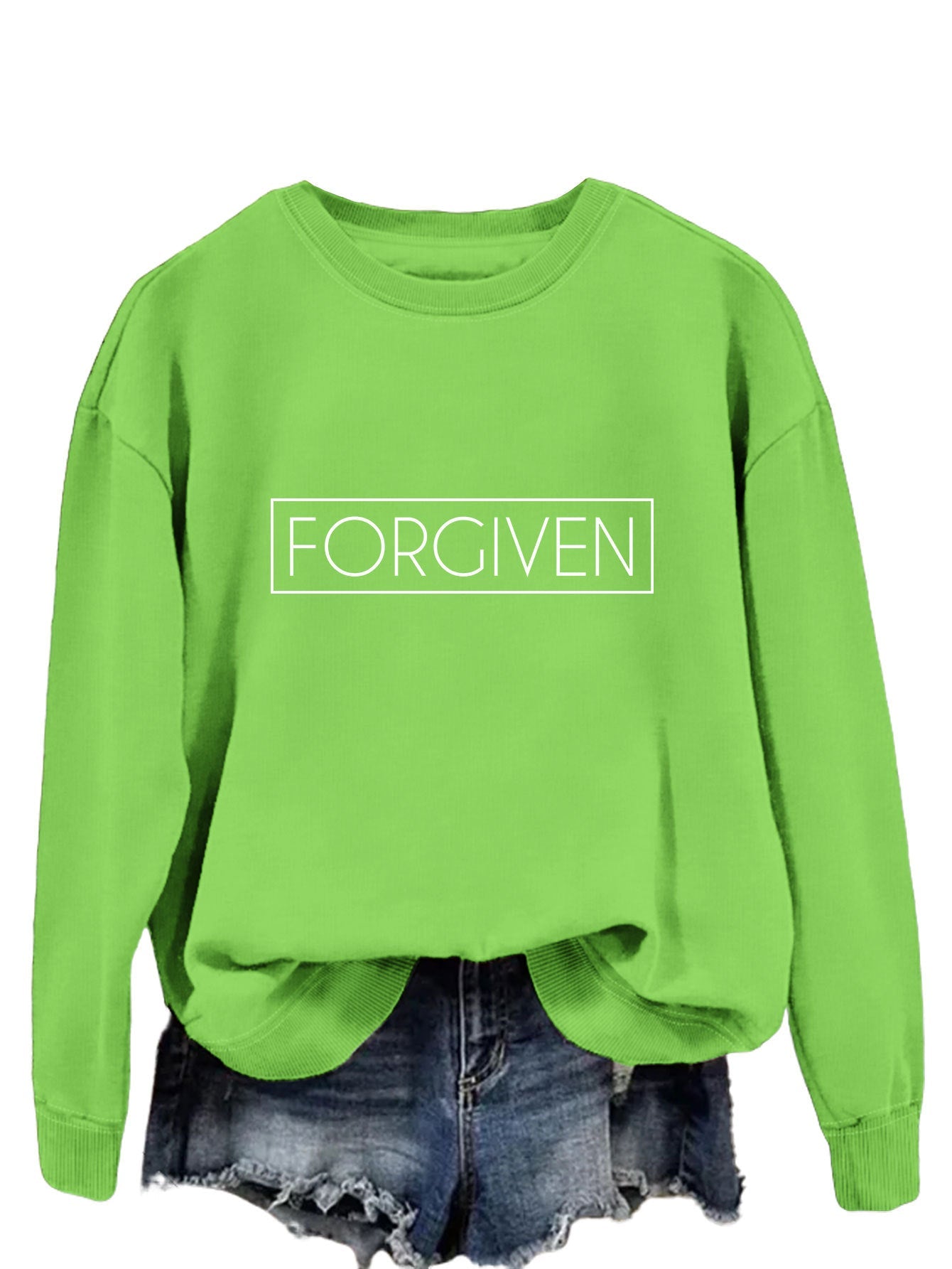 Tops Loose Long Sleeve Sweatshirt