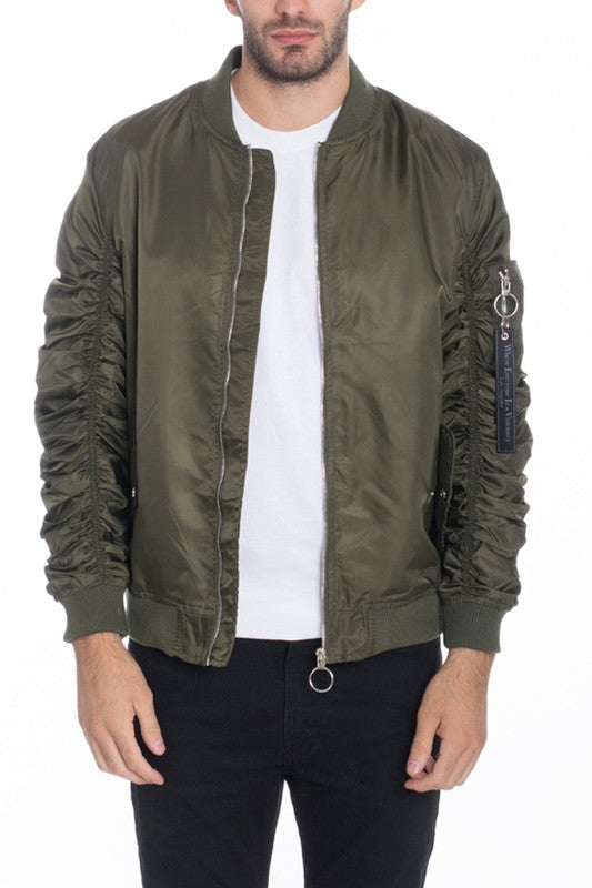 Giacca bomber foderata MA-1 Flight Casual da uomo Weiv