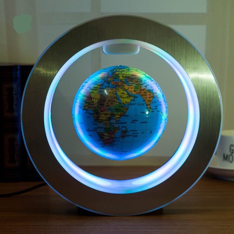 Round LED World Map