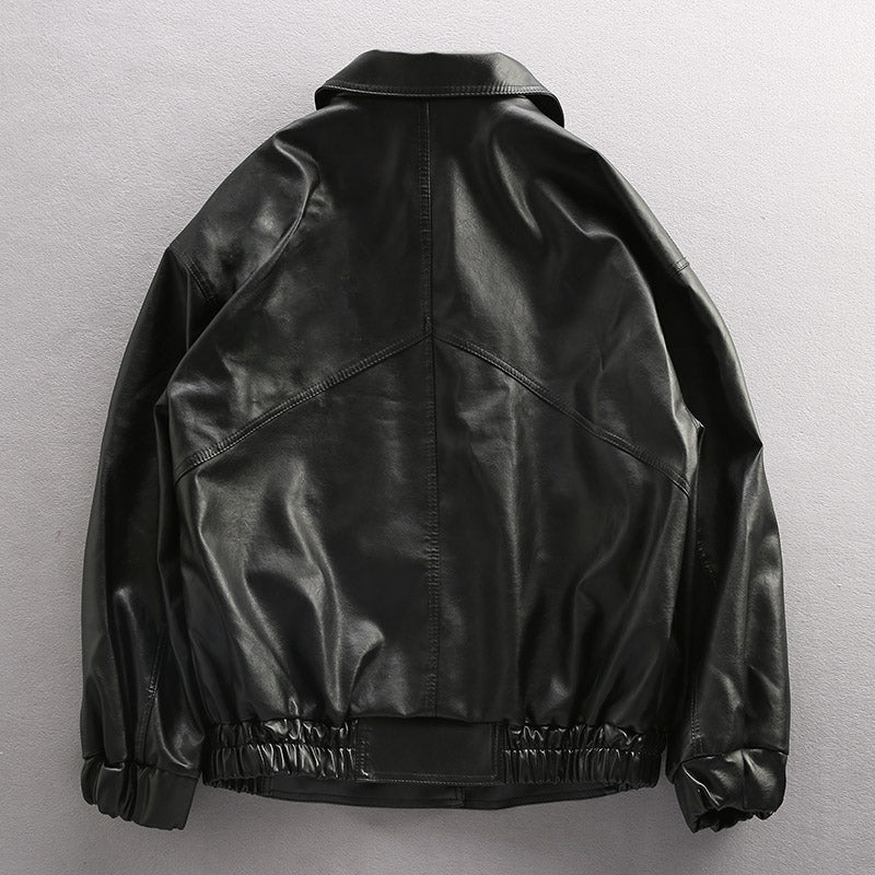 Men's motorcycle jacket, youthful style