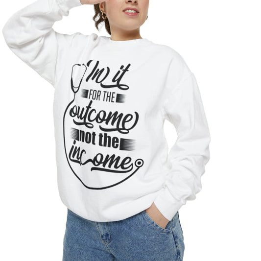 In It For The Outcome Round-neck Sweater