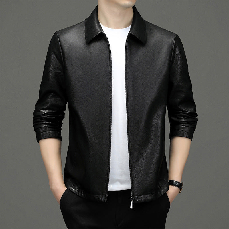 Men's ecological leather jacket